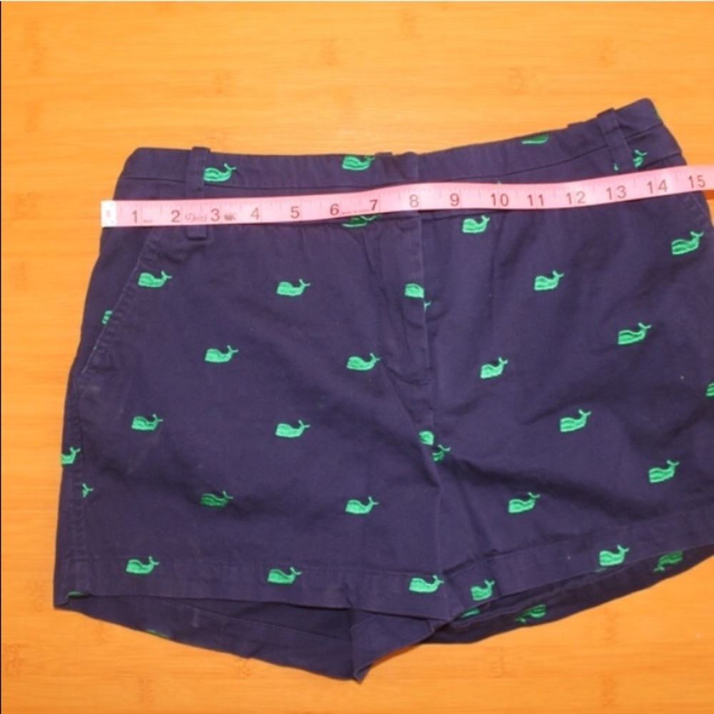 British Khaki whale logo shorts